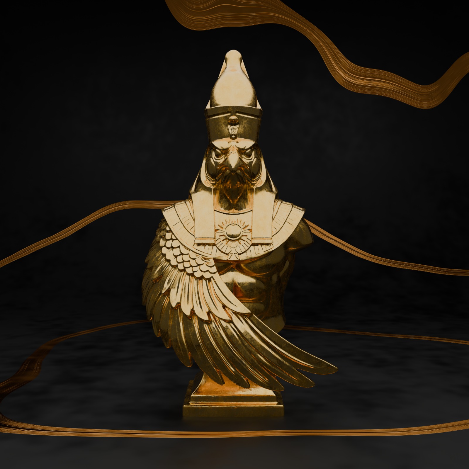 Golden Horus falcon — Egypt SWUG 2026 character